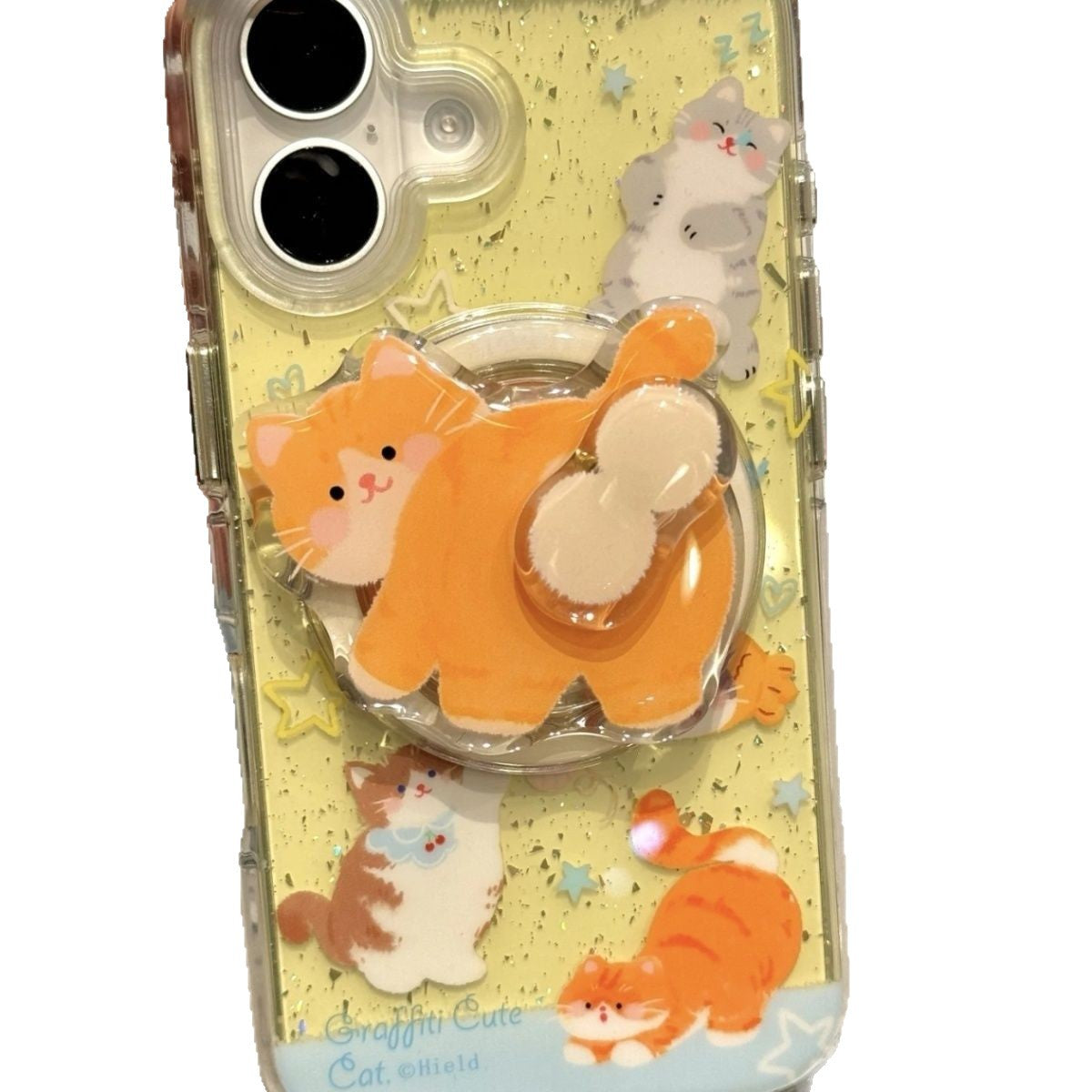 đ±đ±Söt kattmagnetiskt telefonstĂ€ll - Roterande luftkuddestĂ€ll