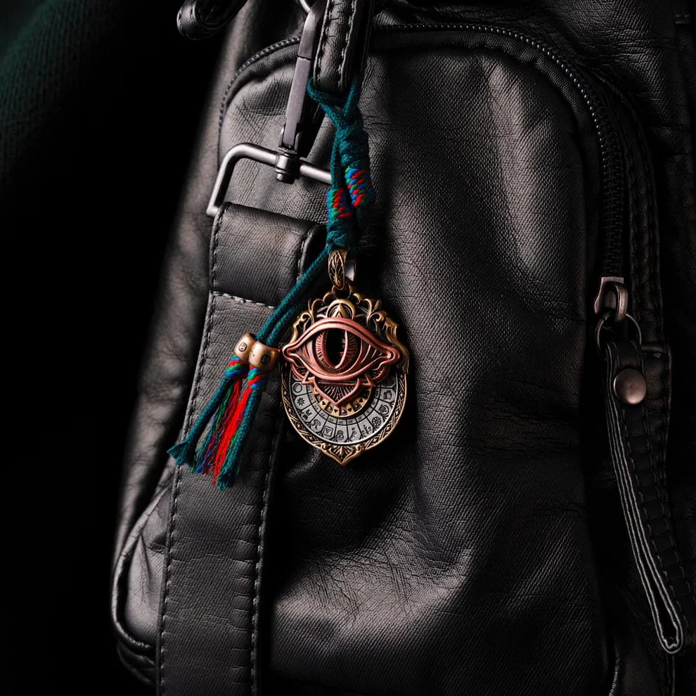 👁️🗨️Handmade Tarot Vision Pendant: Connect To Cosmic Wisdom Anytime(✨Comes With Instruction Manual)