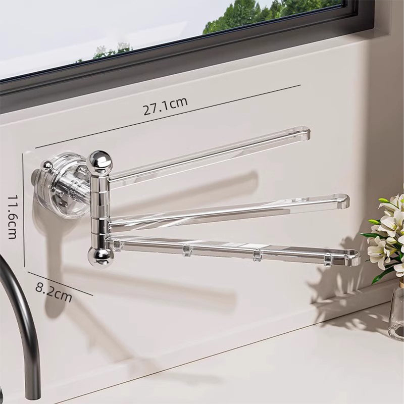 180° roterande handduksställ med sugkopp