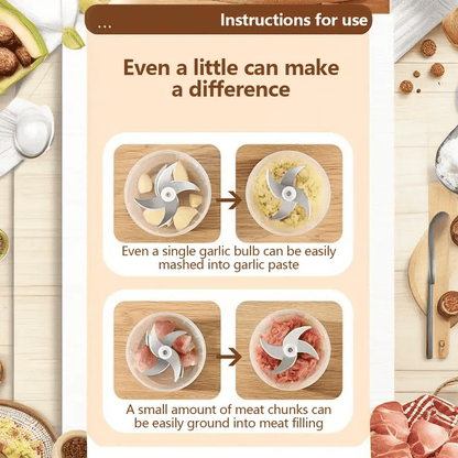 ✨Julera - Elektrisk vitlökhackare