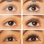 🥳KÖP 1 FÅ 1 GRATIS:💞50K+ SÅLDA!👁️✨ Vackra fransar hela dagen, kladdfria! Vattentät fibermascara för naturlig volym. 💖💃