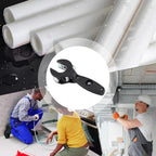 Rörskärare med spärrmekanism, enhandssnabbkapverktyg, för kapning av rostfritt stål, koppar och aluminium med diametrar från 0,8 cm - 2,9 cm