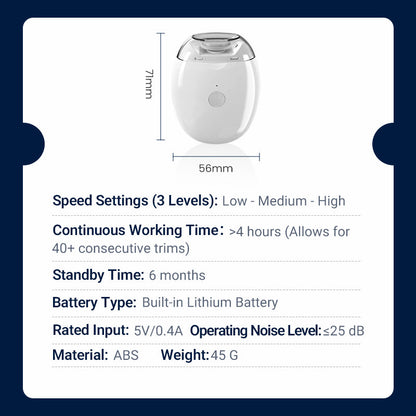 🔥🔈🔈Rea - 60% rabatt🔥!🎉 Universell automatisk nagelslipar för vuxna och barn👶🔧