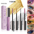 Färgglad Glittermascara/Colorful Glitter Mascara