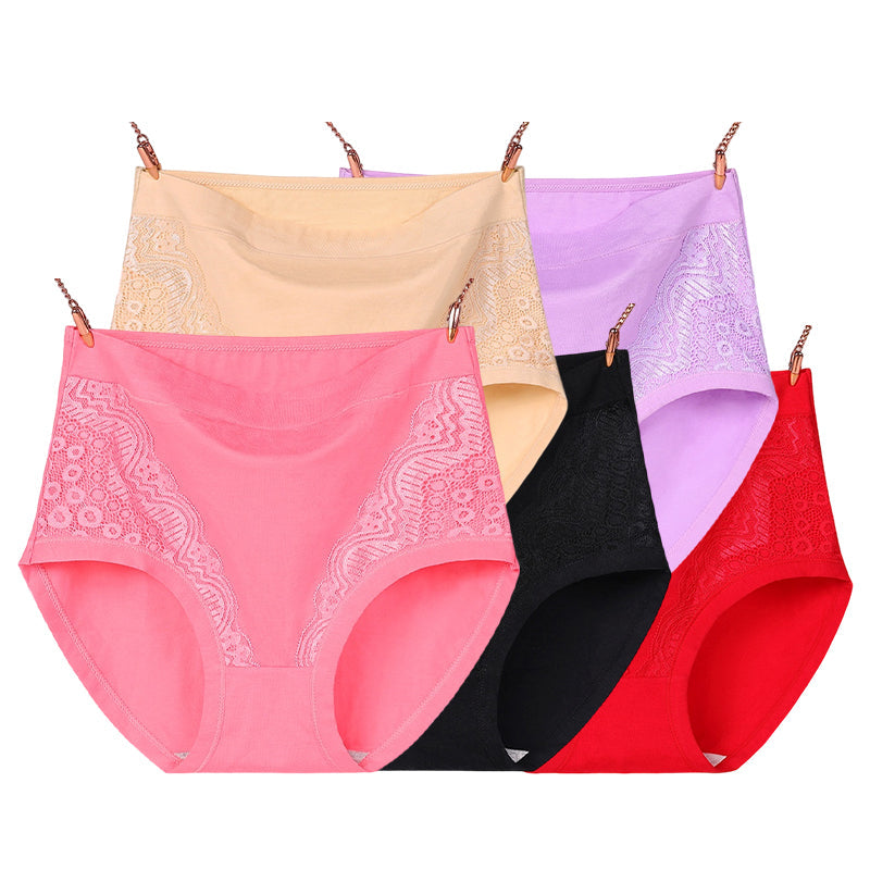 🔥50% rabatt💟2026 Plus size hög midja läckagesäker bomullstrosa