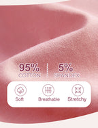 🔥50% rabatt💟2026 Plus size hög midja läckagesäker bomullstrosa