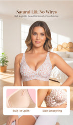 💗 Sista dagen 50% rabatt⚡50K+ sålda💕 Jelly trådlösa bekväma push-up-braletter, sömlösa T-shirt-behåar och deep V vardagsbehåar för kvinnor.