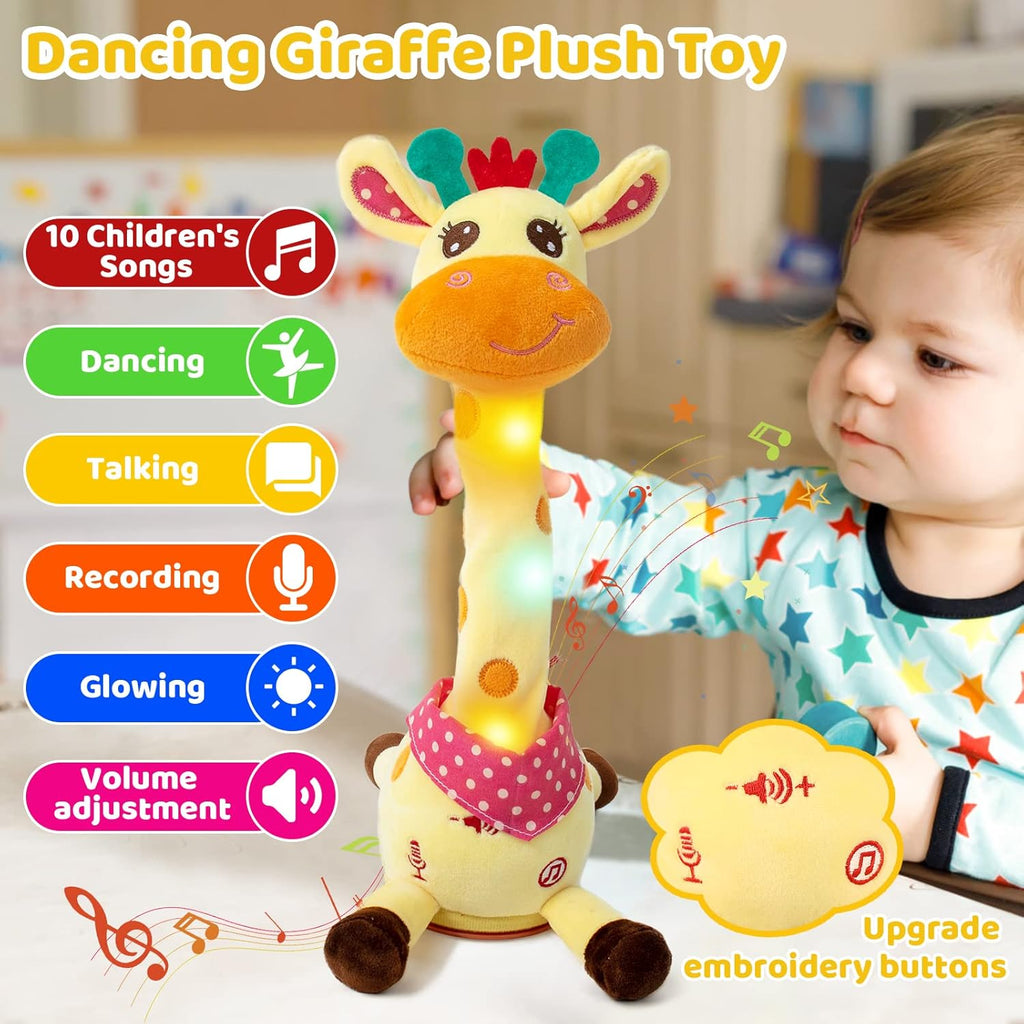 🎉 Den bästsäljande musikaliska giraffleksaken – sjunger, dansar och upprepar vad du säger! 🦒🎵🗣️