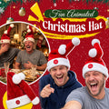 🎅 Funny Moving Santa Hat – Rolig jullunchsaccessoar 🎄