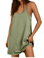 🔥Den ultimate ryggløse sportskjolen - designet for trening og enkle toalettbesøk