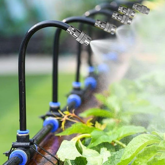 🔥Superdeal! 40 % rabatt! – 360° buet automatisk vanningssystem – Effektiv vanning for hele hagen