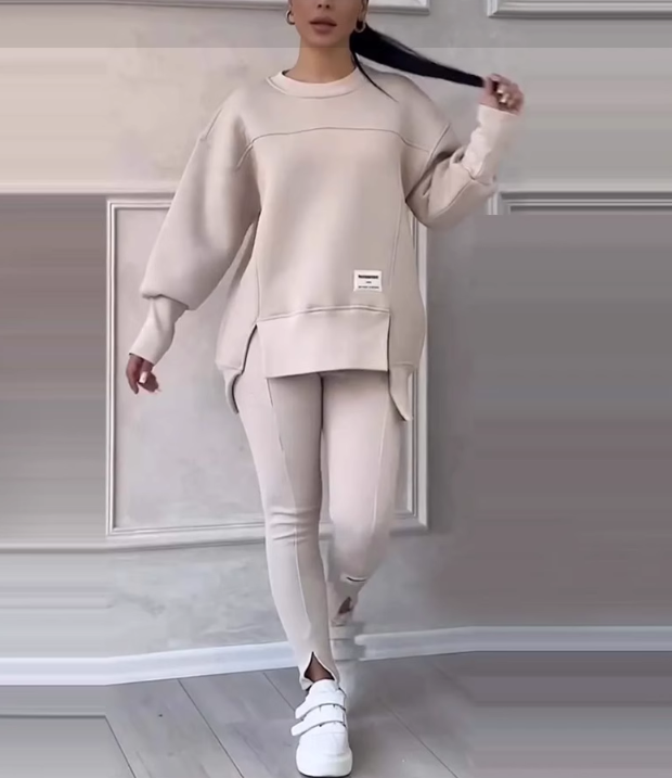 Set med leggings i vardagsstil för kvinnor