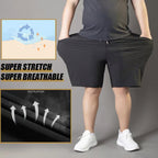 🔥SISTE DAGS SALG 49% RABATT🔥Unisex Ice Silk Hurtigtørkende Stretch Shorts