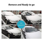 ❄️ ENDAST UNDER BEGRÄNSAD TID 50% RABATT! ☀️ Vindruteskydd mot snö och frost med spegelskydd – multifunktion, magnetisk, universell passform 🚗
