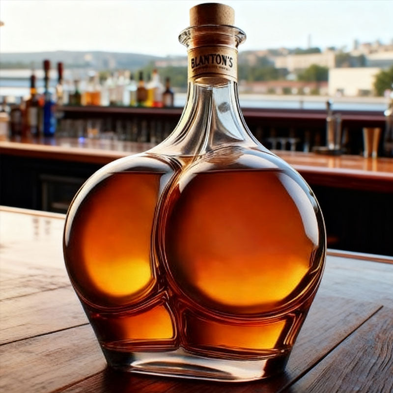 🥂Ge dina vinprovningar en lekfull touch med denna roliga flaska.