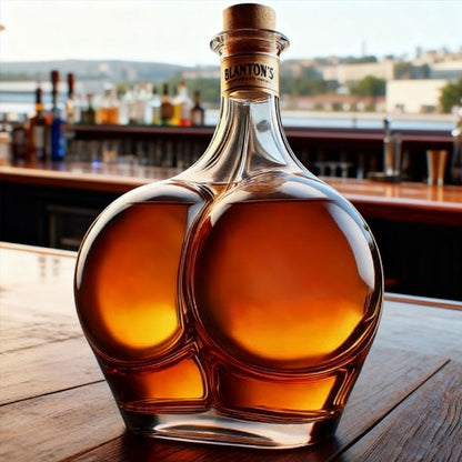 🥂Ge dina vinprovningar en lekfull touch med denna roliga flaska.