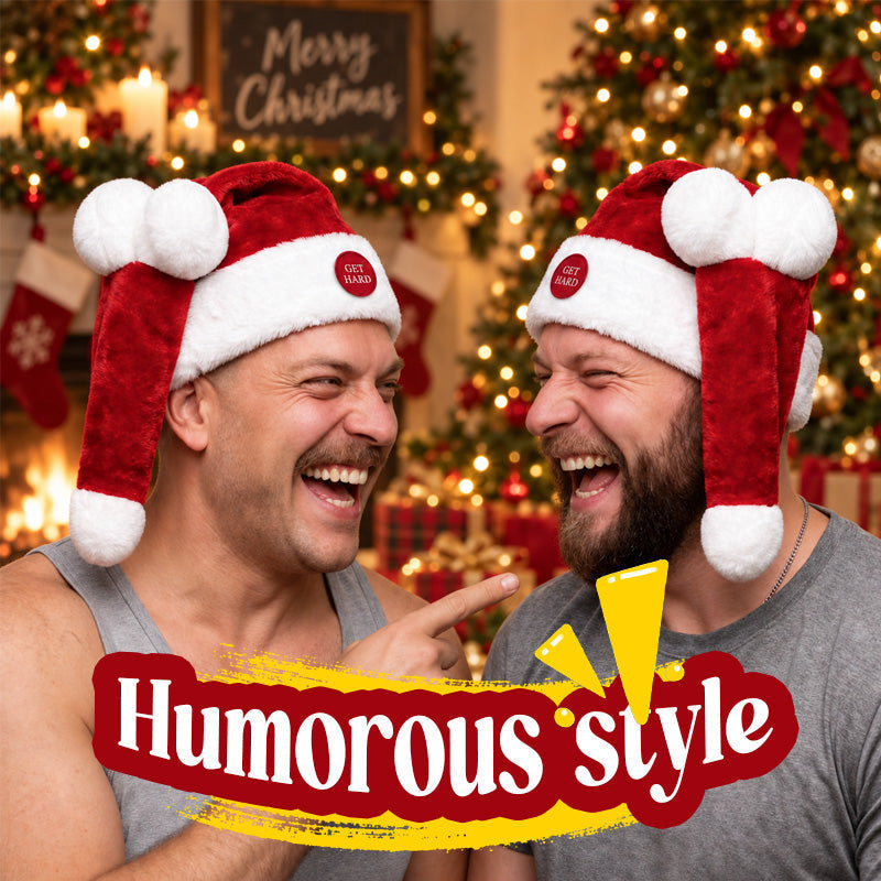 🎅 Funny Moving Santa Hat – Rolig jullunchsaccessoar 🎄