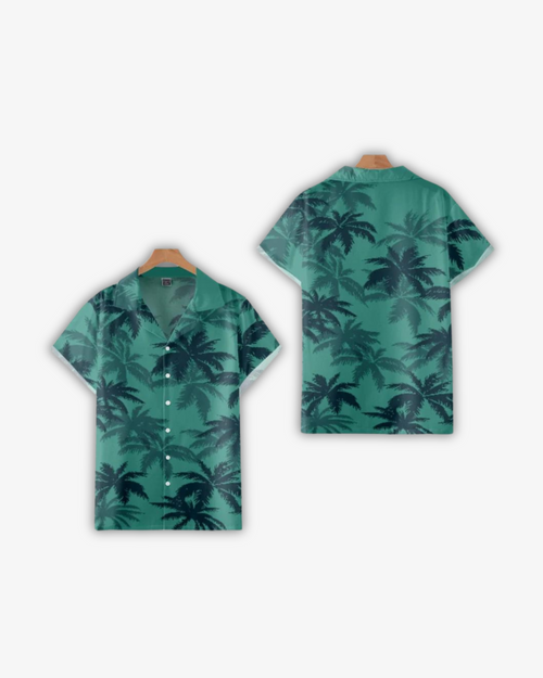 Hawaii-strand med korte ermer