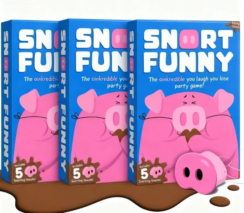 😂Snort Funny – The Oinkcredible You Laugh You Lose Party Game🐽