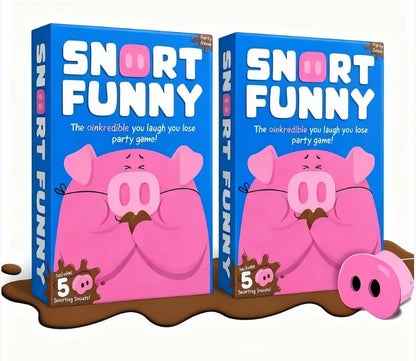 😂Snort Funny – The Oinkcredible You Laugh You Lose Party Game🐽