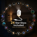 ✨ Plug-and-play HD-stjärnprojektor