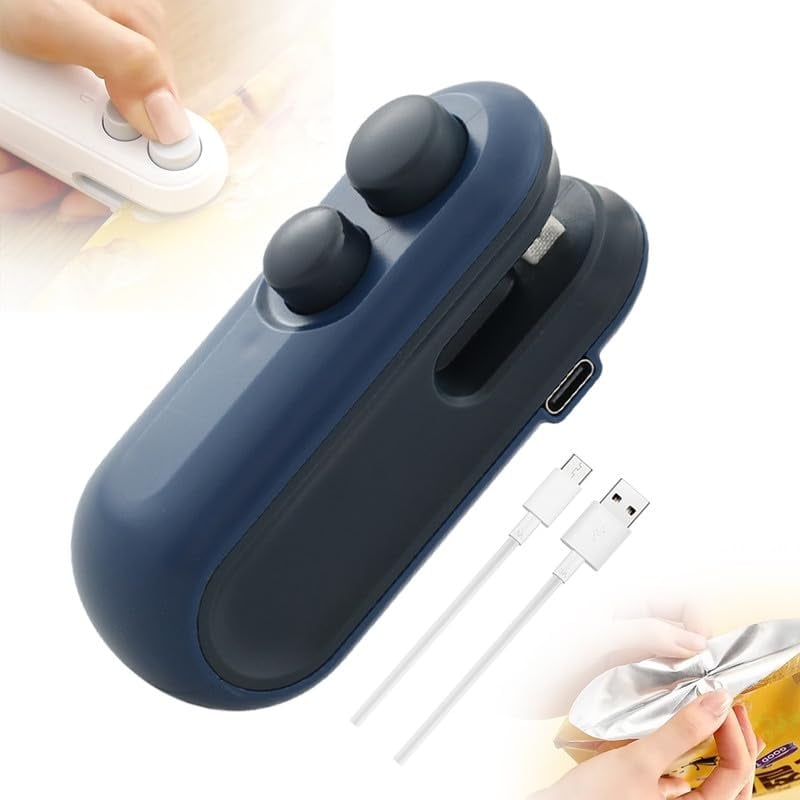 🔥Mini-påsförseglare med skärare och magnet