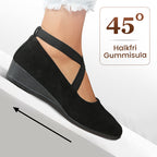 🔥Sista dagskampanj 50% rabatt 🔥Bekväma, lätta, halkfria, andningsbara platta ortopediska skor för kvinnor