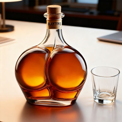 🥂Ge dina vinprovningar en lekfull touch med denna roliga flaska.