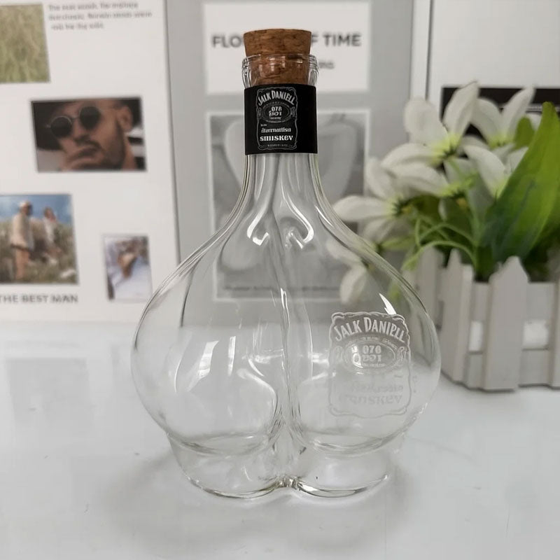 🥂Ge dina vinprovningar en lekfull touch med denna roliga flaska.