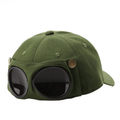 🤣 Basebollkeps i Aviator-stil — Unik design med glasögonpaneler & vintage detaljer! 🧢✨