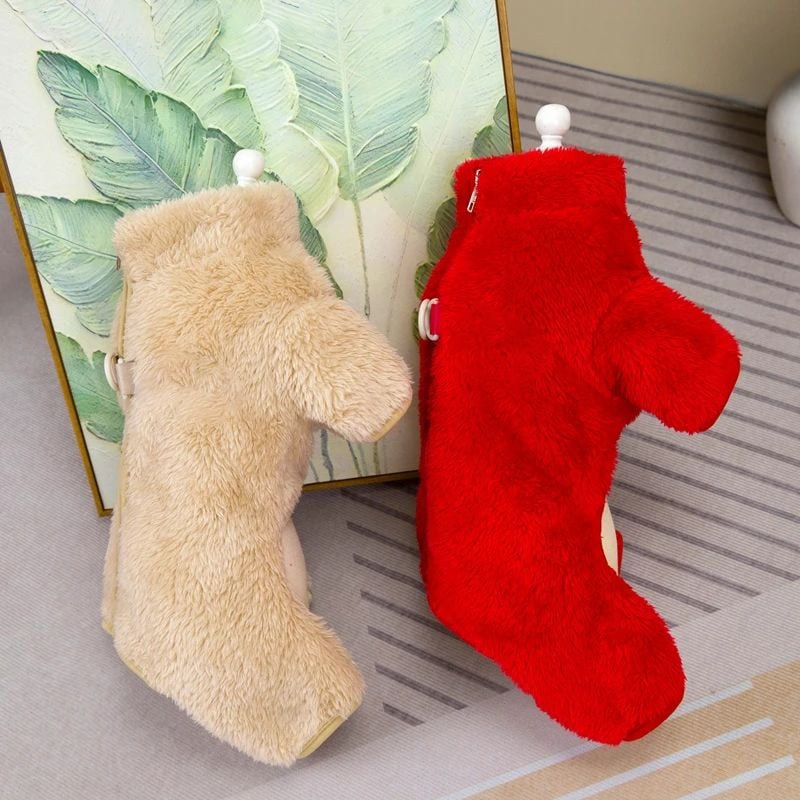 🐶Vinterhund jumpsuit med dragkedja bak/🐶Winter dog jumpsuit with zipper on the back