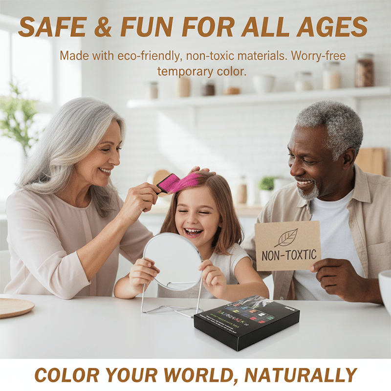 ✨Festliga roliga hårkritkammar