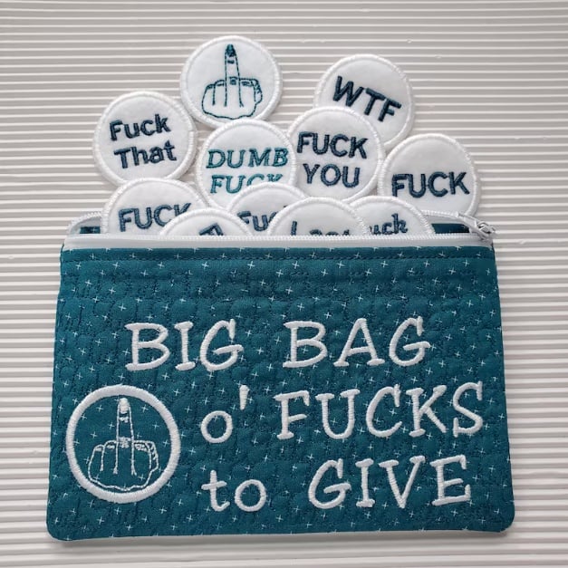 Stor påse med jävla väska med dragkedja