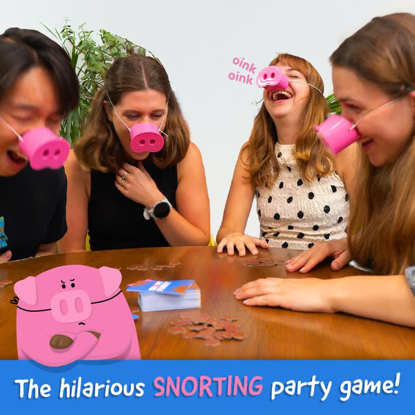 😂Snort Funny – The Oinkcredible You Laugh You Lose Party Game🐽