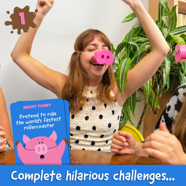 😂Snort Funny – The Oinkcredible You Laugh You Lose Party Game🐽