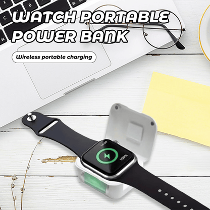 🔥Superdeal! 38 % rabatt! – Bærbar trådløs powerbank for smartklokker