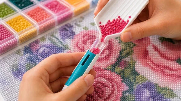 💎 Automatisk diamantmålning pärldispenser och brick-set