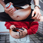 Rolig magväska – realistisk stor mage, skojig midjeväska✨3% rabattkod