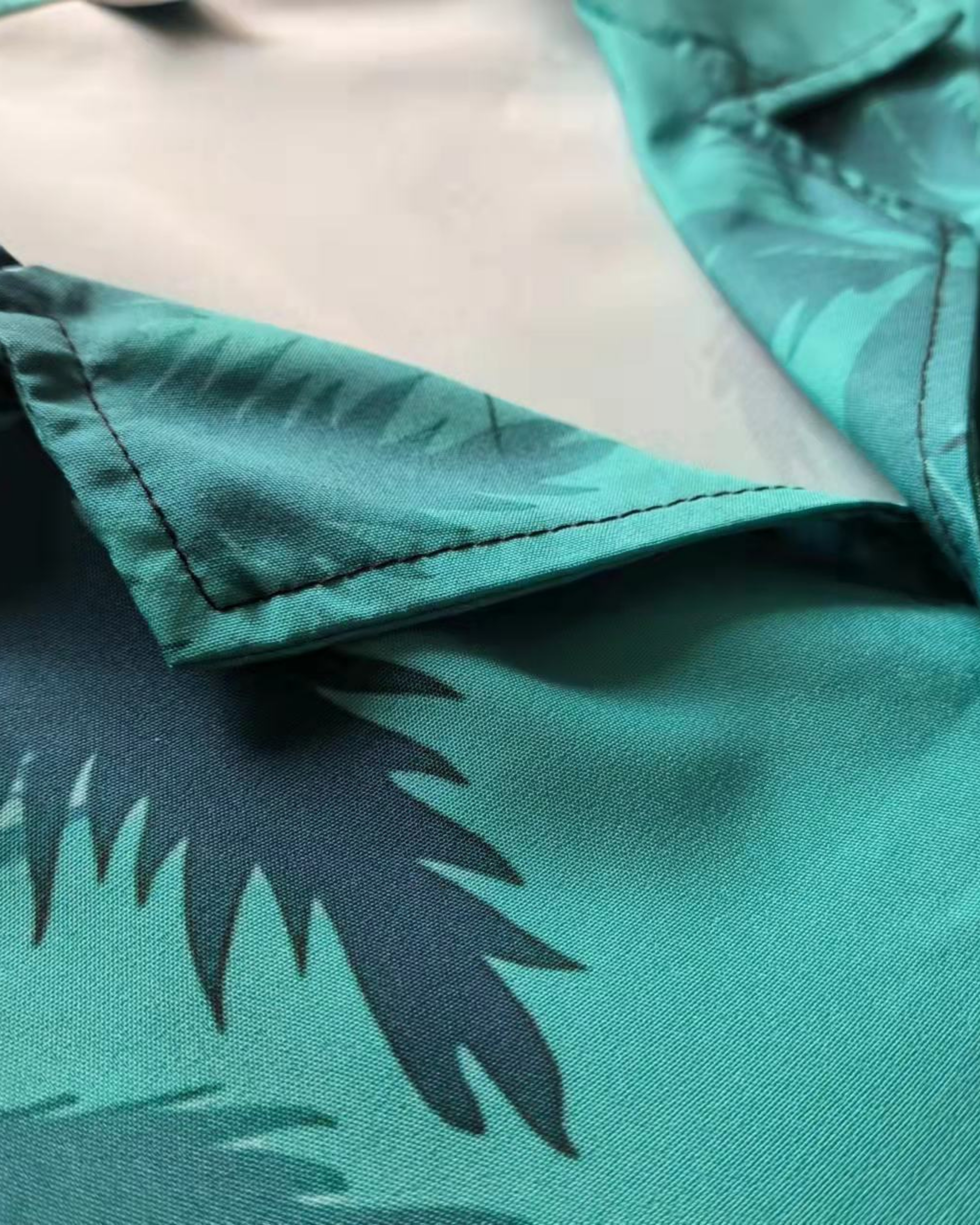 Hawaii-strand med korte ermer