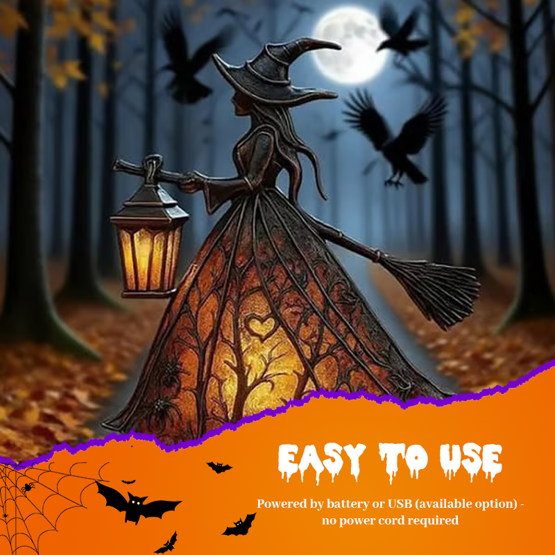 Halloween-häxlampa