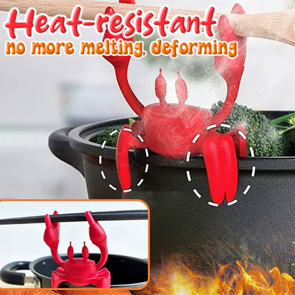 Halkfri krabbhållare för köksredskap