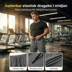 👖50 % RABATT🏃 Arbetsbyxor i fleece | Dragsko i midjan · Slitstarkt polyester · Avsmalnande ben · Flera fickor