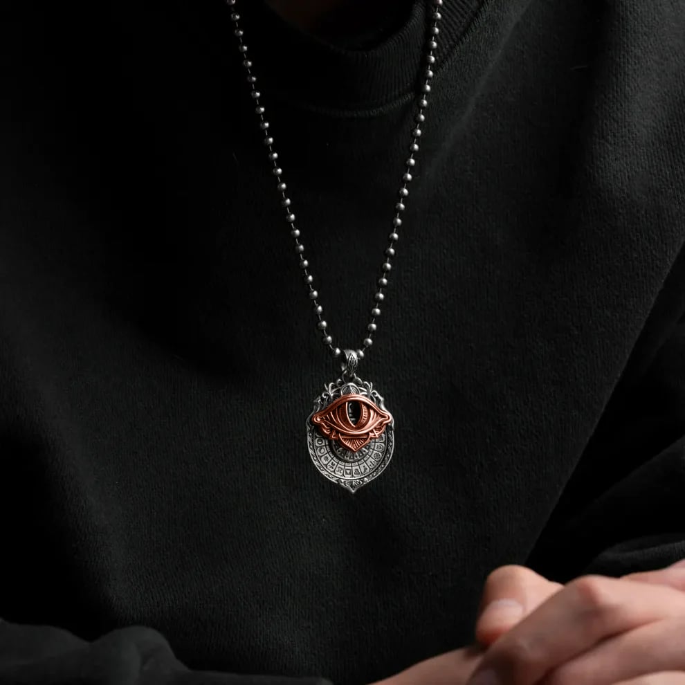 👁️‍🗨️Handmade Tarot Vision Pendant: Connect To Cosmic Wisdom Anytime(✨Comes With Instruction Manual)