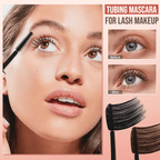 🥳KÖP 1 FÅ 1 GRATIS:💞50K+ SÅLDA!👁️✨ Vackra fransar hela dagen, kladdfria! Vattentät fibermascara för naturlig volym. 💖💃