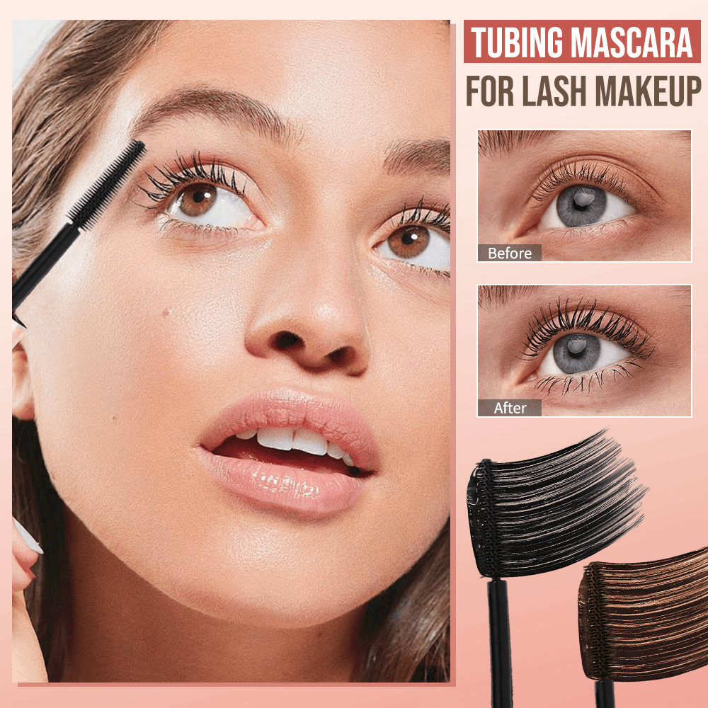 🥳KÖP 1 FÅ 1 GRATIS:💞50K+ SÅLDA!👁️✨ Vackra fransar hela dagen, kladdfria! Vattentät fibermascara för naturlig volym. 💖💃