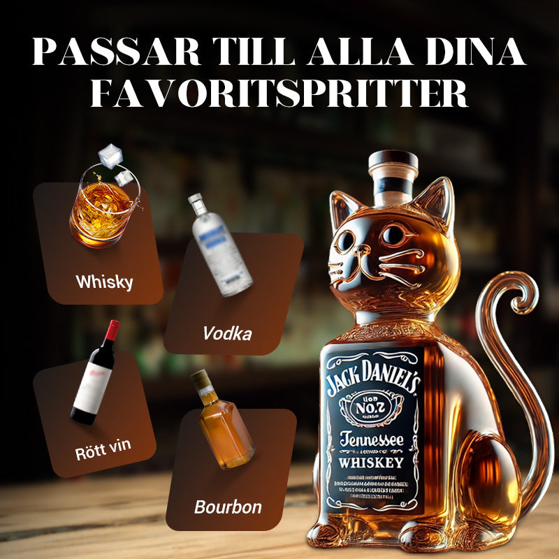 Kreativ whiskyflaske formet som en hund