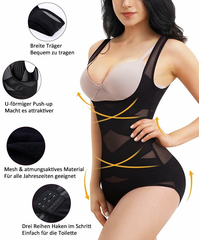 🔥Shapewear-body med hög midja – Forma dina drömkurvor