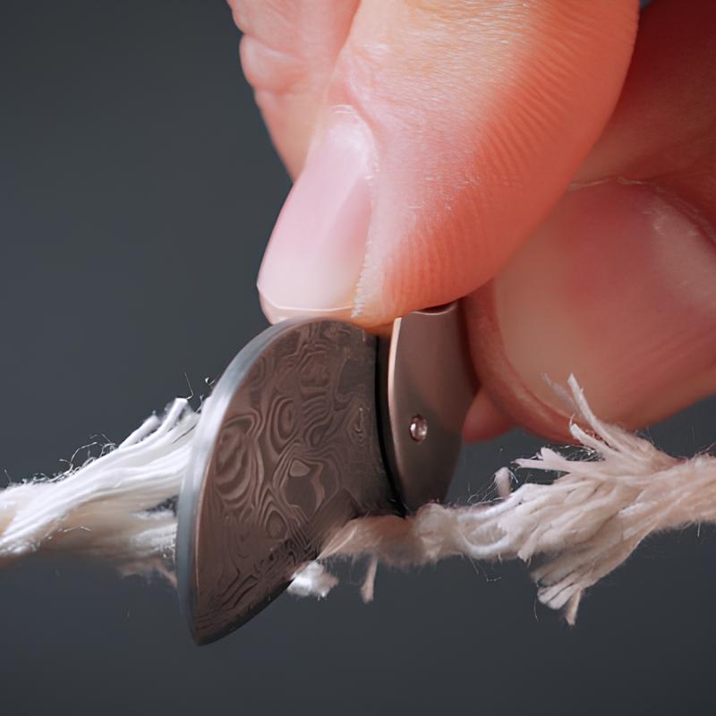 Mini kompakt flasköppnare och EDC-skärare i titan