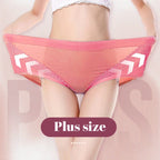 🔥50% rabatt💟2026 Plus size hög midja läckagesäker bomullstrosa