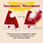 🎅 Funny Moving Santa Hat – Rolig jullunchsaccessoar 🎄